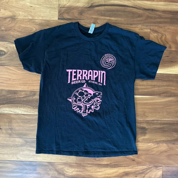 Terrapin Beer Company Black Tee size Large - Picture 1 of 3